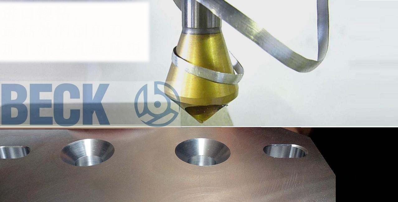 斜孔锪钻是一种专门用于加工沉头窝的刀具,它具备自动定心的功能